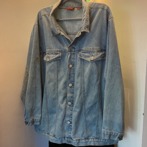 Venezia plus size jean button up jacket - Picture 5 of 6